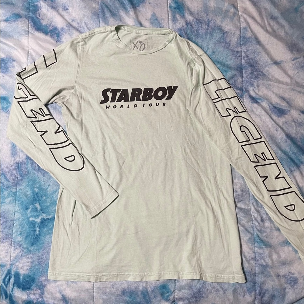 XO Brand The Weeknd ! Medium Teal long sleeve.